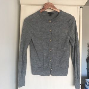 Lightweight wool Jackie cardigan sweater